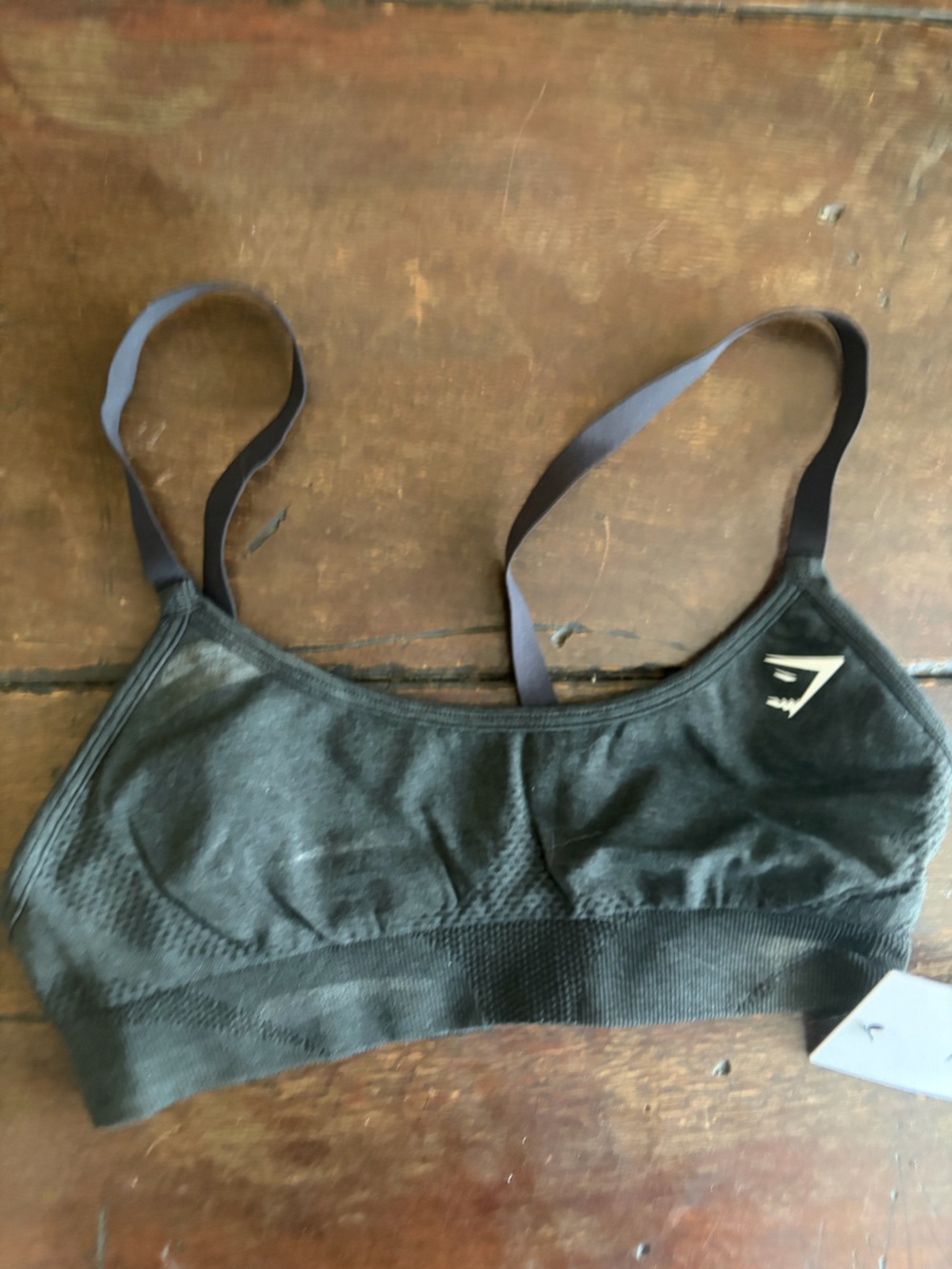 Gymshark - Seamless Black Athletic Bralette